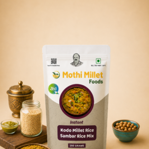 Mothi Millet Instant Kodo Millet Rice Sambar Rice Mix – 250g