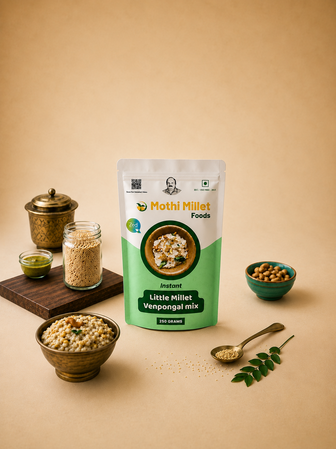 Mothi Millet Instant Little Millet Venpongal Mix (Samai) – 250g