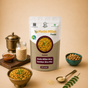 Mothi Millet Instant Kodo Millet Rice Sambar Rice Mix – 250g