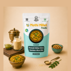 Mothi Millet Instant Foxtail Millet Rice Sambar Rice Mix – 250g