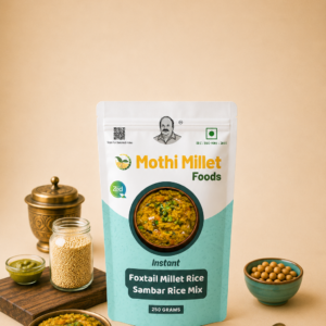 Mothi Millet Instant Foxtail Millet Rice Sambar Rice Mix – 250g