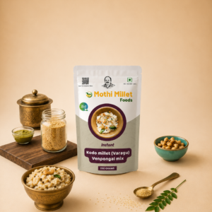 Mothi Millet Foods Kodo Millet (Varagu) Venpongal Mix – Instant | 250g
